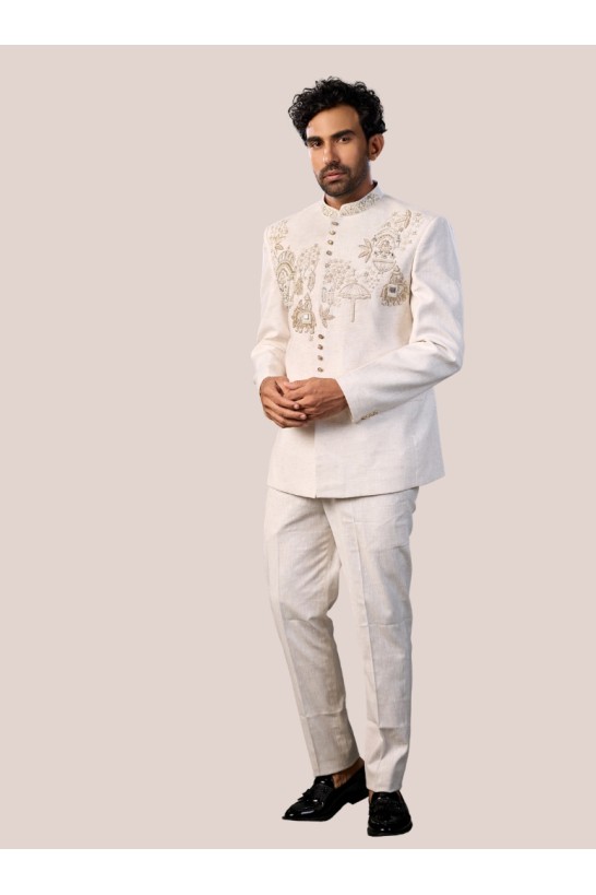 OFF WHITE JODHPURI